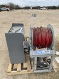 Pallet w/Mounted Truck ToolBox & 50gal Sprayer &