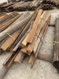 Creosote Quarter Round Telephone Poles