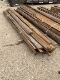 Creosote Quarter Round Telephone Poles
