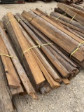 Creosote Quarter Round Telephone Poles