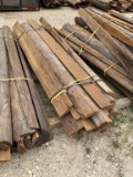 Creosote Quarter Round Telephone Poles