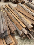 Creosote Quarter Round Telephone Poles