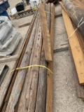 Creosote Quarter Round Telephone Poles