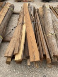 Creosote Quarter Round Telephone Poles