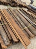 Creosote Quarter Round Telephone Poles