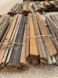 Creosote Quarter Round Telephone Poles