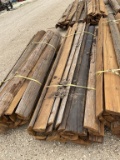 Creosote Quarter Round Telephone Poles