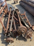 T Post & Trailer Axles on Rack