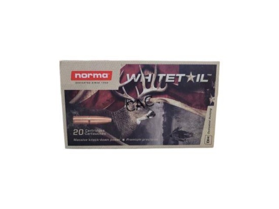 20rds Norma Whitetail 6.5 Creedmoor 140gr Soft Poi