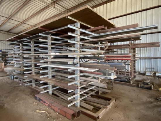 Metal Pipe Rack with Asst. Pipe