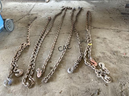 Lot of Heavy Duty Chains