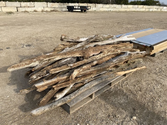 Lot of Red Cedar Posts bleached