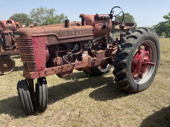 Antique M Farmall Propane Tricycle Tractor