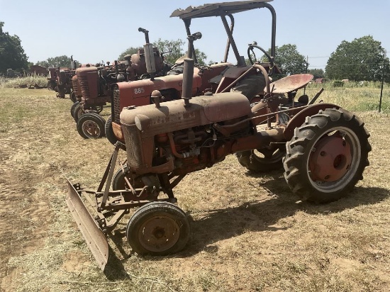 International Farmall Cub Tractor with Blade