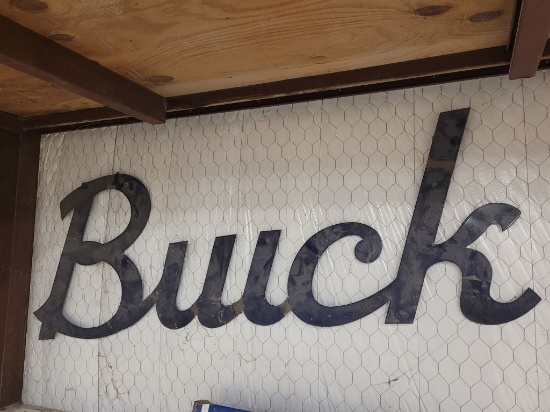 Buick Dealer 2 Piece Porcelain Sign