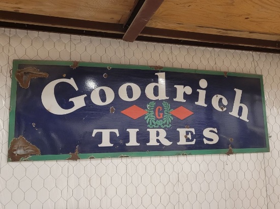 Goodrich Tires Porcelain Sign