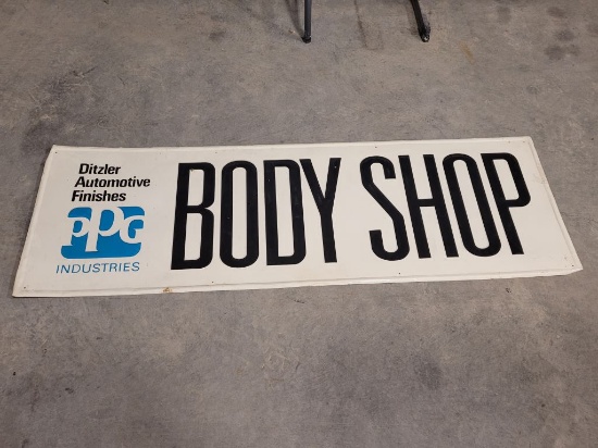 Ditzler Automotive Finished Body Shop Metal Sign