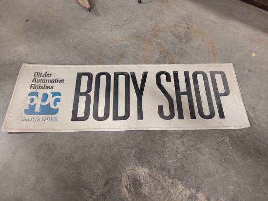 Ditzler Automotive Finished Body Shop Metal Sign