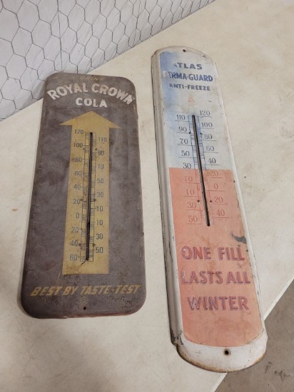 Royal Crown Cola and Therma Guard Thermometers