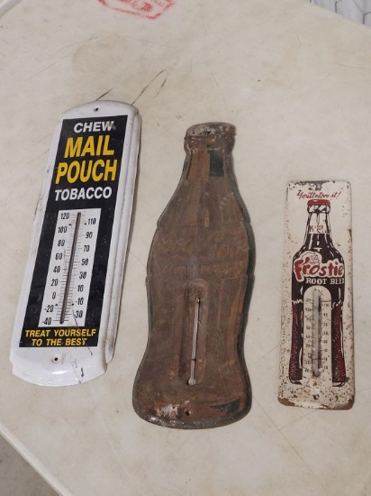 Mail Puch, Coca Cola and Frosty Thermometers