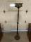 Deco Antique Pole Lamp w/Cherubs