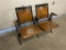 Early Folding Theatre Seats Double