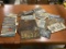 Lot of Vintage License Plates and Maps