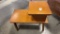 Vintage Wood Tiered End Table