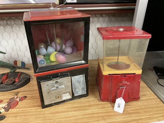 Lot of 2 Candy Machines (1 is Victory)