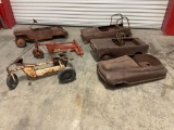 Lot of 6 Vintage Pedal Car Bodies