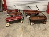 Lot of 6 Vintage Wagons