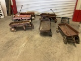 Lot of 7 Vintage Wagons