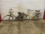 Vintage Keno and Schwinn Bicycles