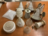 Lot of Vintage Lighting and Globes