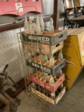 Lot of Vintage Advertising Wooden Crates w/Bottles