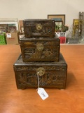 Lot of 3 Decartive Boxes