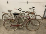 Lot of 3 Vintage Bicycles