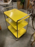 Vintage Rolling Porcelain Cart