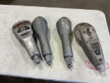 Lot of 4 Vintage Parking Meters