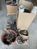 Lot of Metal Fixtures and Ornamental Pieces