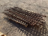 Vintage Ornamental Iron Half Fencing
