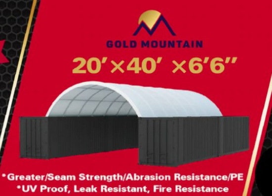 NEW Golden Mountain 20X40X6'6" Container Shelter