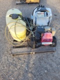 Pallet Lot of Pressure Washer and Tanks