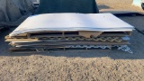 Pallet Lot of Sheets of FRP and Tempered Board