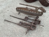 Lot of 2 Old Vises and Asbestos Cutter