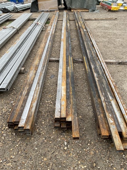 12pcs 23'7" x 1 1/4" x 2" 14ga Square Tubing