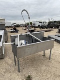 Commercial 3 Bin Sink & Handwashing Sink