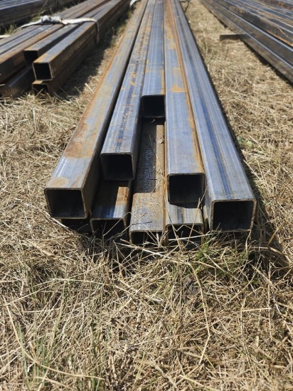 10pcs 11ga 2"X2" Square Tubing Approx. 23' Length