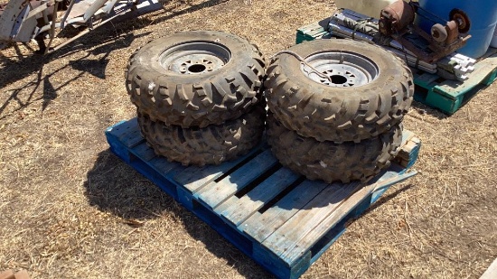 Pallet of ATV Tires