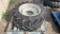 Lot of 2 Alliance 9.5-24 Tractor Tires and Rims